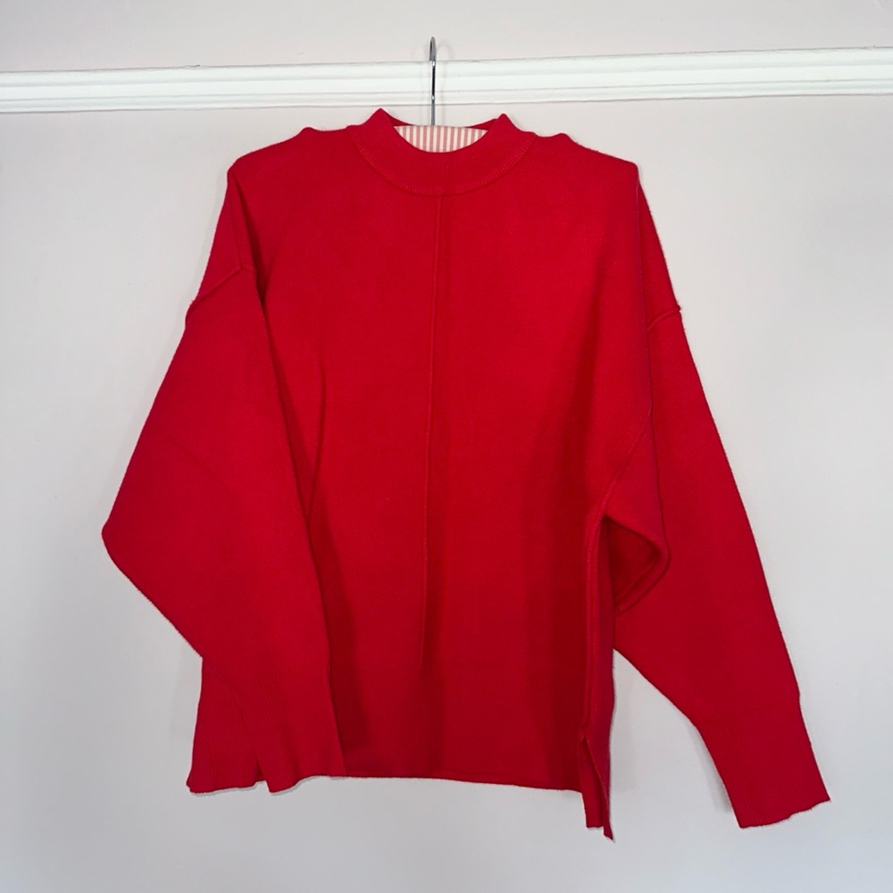 ZARA Vibrant Red Sweater